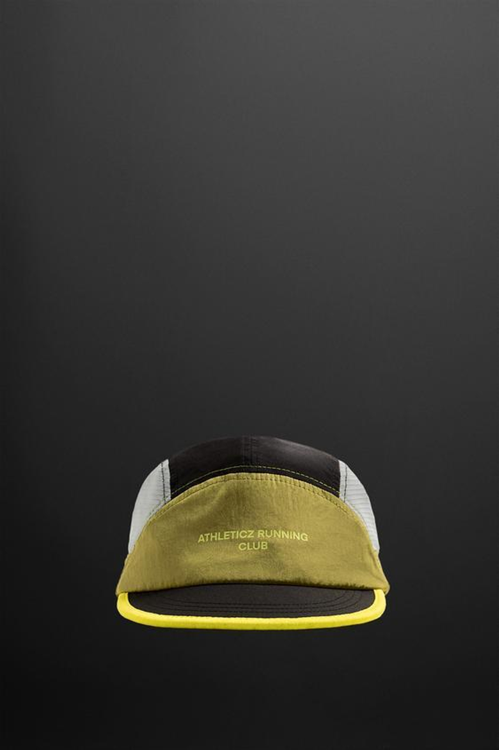 ZARA КЕПКА В СТИЛЕ КОЛОР-БЛОК, СВЕТЛО-ЗЕЛЕНЫЙ