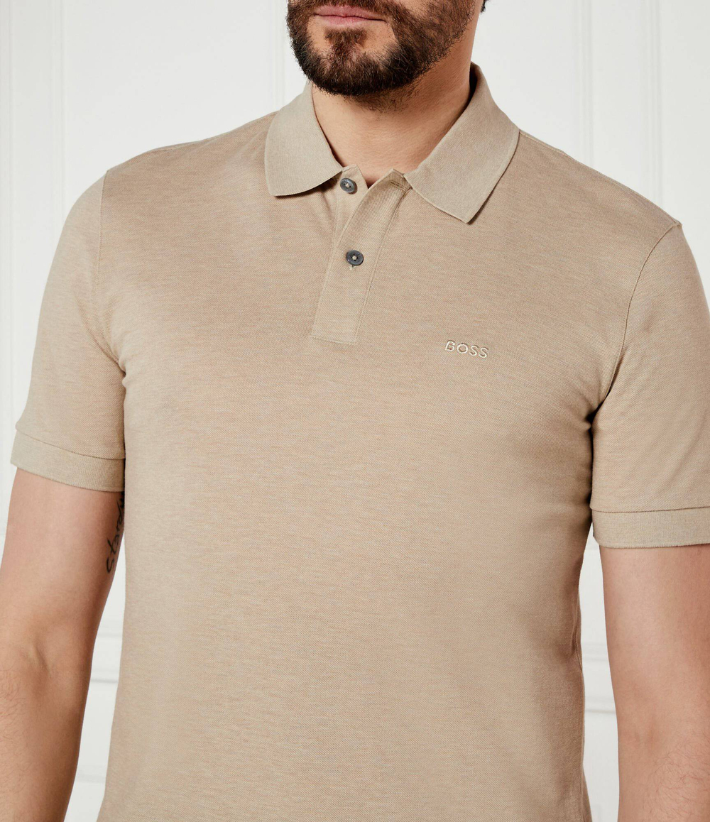Поло Pallas BOSS BLACK - бежевый(50468362)