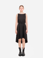 Платье из купры "Омут". Черное