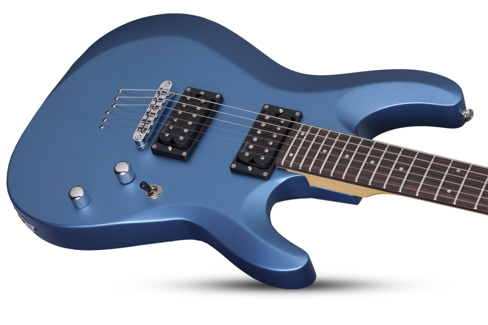 Schecter C-6 DELUXE SATIN METALLIC LIGHT BLUE