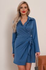 Платье Майли (темно-голубой) Р11-1145/3 Nikol