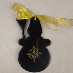 Сувенир Снеговик "По-щучьему веленью" с росписью Палех в коробке