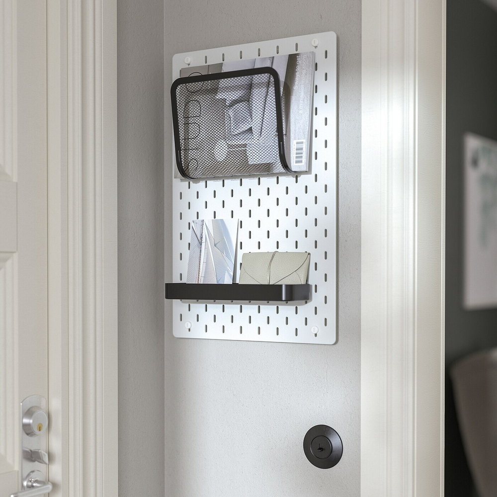 Перфорированная доска IKEA SKADIS (СКОДИС), Белый, 36x56 см