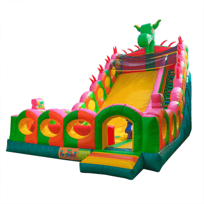 Батут-горка "Дракон 2", 11,5*6*9 м