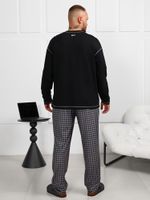 Джемпер мужской Генри-3 Виотекс ЧЁРНЫЙ