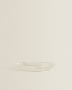 ZARA HOME ТАРЕЛКА ИЗ БОРОСИЛИКАТНОГО СТЕКЛА С ОБОДКОМ