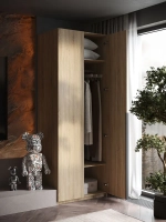 Шкаф Распашной Бежевый 81х220x52,5 SOHO