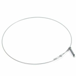 Хомут на резину дверки (внутренний)  с петлёй, 360мм 4861ER2001B  аналог LG 4861EN3002A