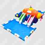 Надувной назменый аквапарк «Субмарина», 20*12*5 м