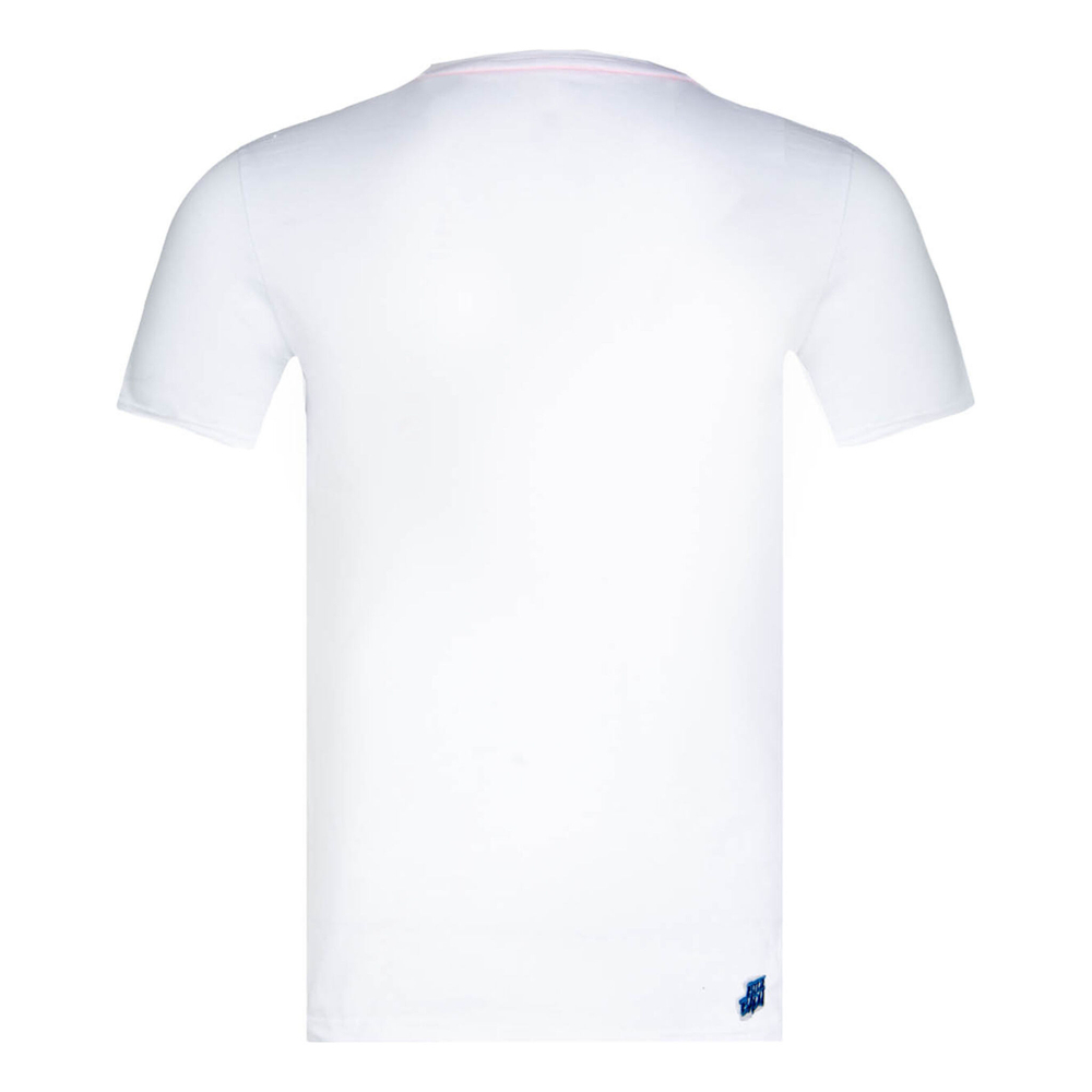 Мужское теннисное поло BIDI BADU Mojo Lifestyle T-Shirt Men - White