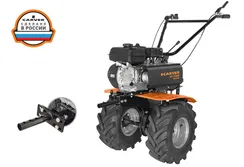 Мотоблок "CARVER" МТ-7100W (7 л.с., с пониж. передачей, колеса 19*7-8)