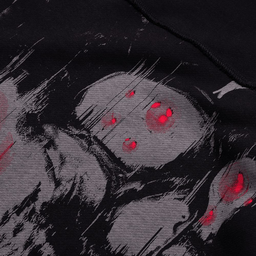 Худи Heartz Slayer Patchwork Oversized Special черный