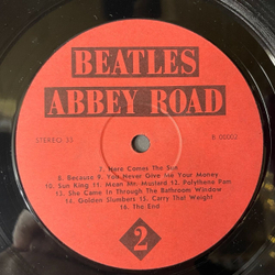 Винтажная виниловая пластинка LP The Beatles Abbey Road (Россия 1992) Come Together