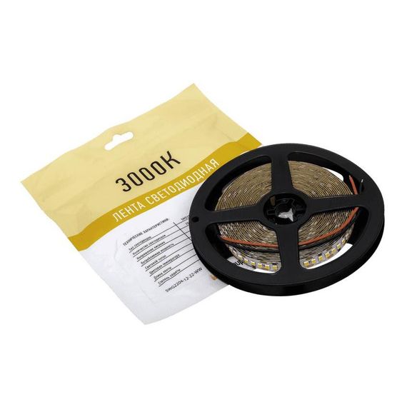 Светодиодная лента SWG 22W/m 204LED/m 2835SMD теплый белый 5M 004492