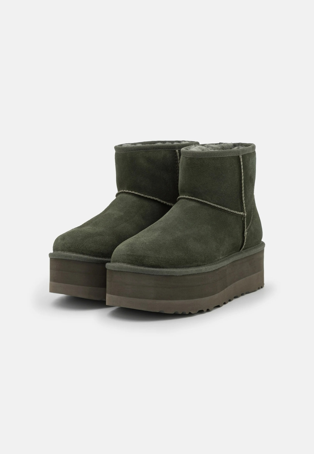 Угги UGG Classic Mini Platform Burnt Olive