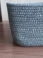 Органайзер плетеный для косметики