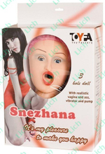 Надувная секс-кукла Снежана с реалистичными вставками
