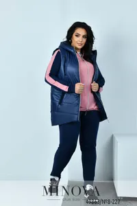 Костюм 8-227-фреза-синий Minova