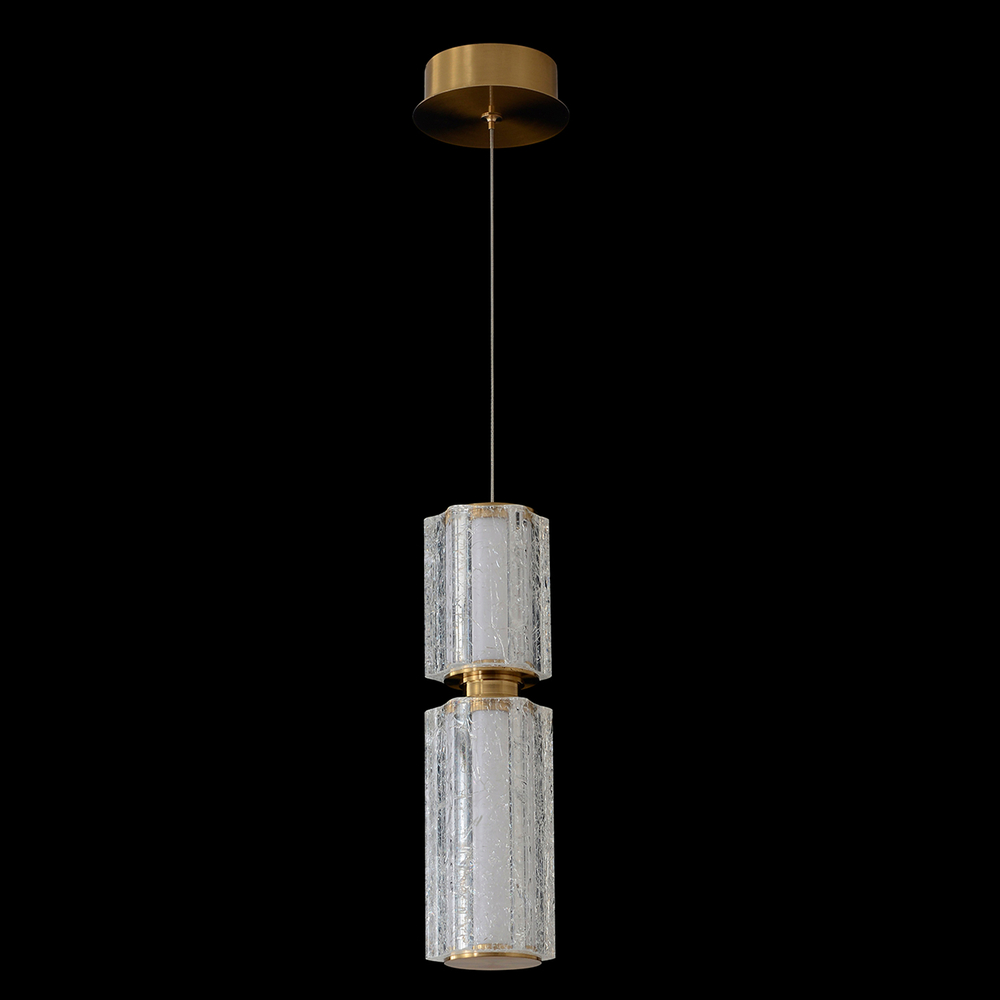 Светильник подвесной Crystal Lux ANTIQUE SP23W LED BRASS