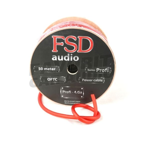 Силовой провод FSD audio PROFI 4GA луженая медь (50)