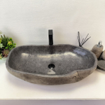 Раковина из речного камня RS-63536 (80*45*16) 0125
