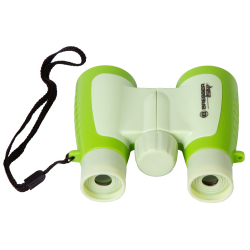 Бинокль детский Bresser Junior 3x30 зеленый - Большой рифленый фокусировочный барабан с мягким ходом