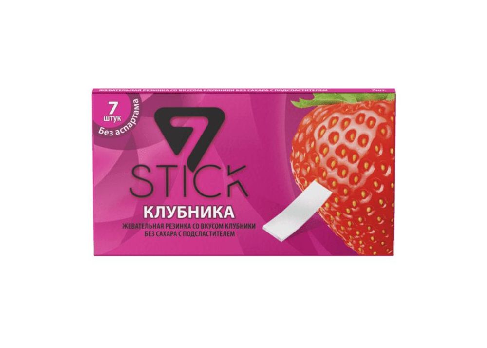Жевательная резинка "7 STICK" клубника