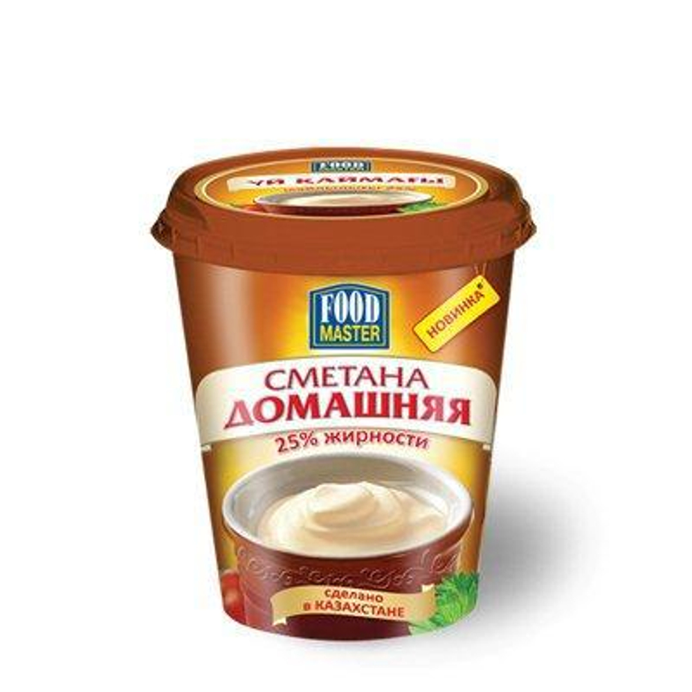 Сметана Домашняя от ФудМастер 385гр 25%