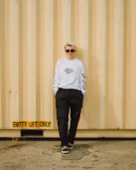 Лонгслив Подполье Sick World белый