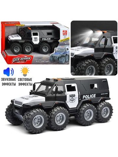 Машинка для игры Патруль броневик со светом и звуком (RJ5529B)