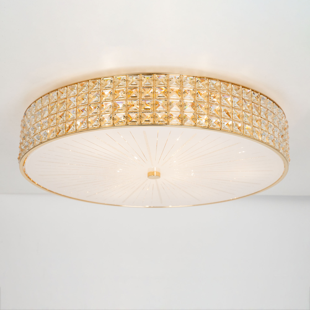 Citilux Портал CL324102 Люстра хрустальная Золото