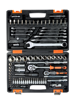 Набор инструментов АВТО, 1/2" , 1/4" , CrV, в кейсе 82 предм Вихрь