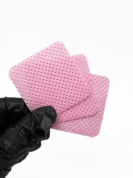 Безворсовые салфетки розовые 300 шт