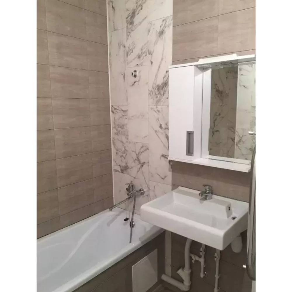 Панель ПВХ ВЕК фотопечать 3D матовая Мрамор белый декор 2700х250 мм