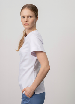 Медицинская туника широкий рукав