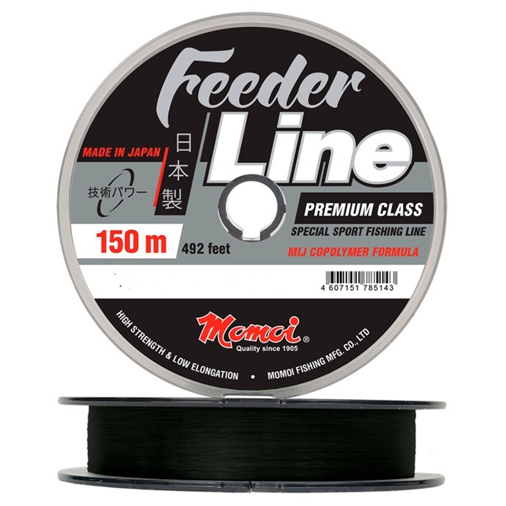 Леска Feeder Line 0,37 мм., 13 кг, 150 м, черная