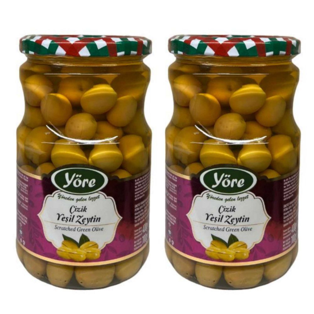 Оливки Yore CIZIK надрезанные в рассоле, 700 г, 2 шт