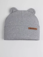 Шапка детская с ушками на осень