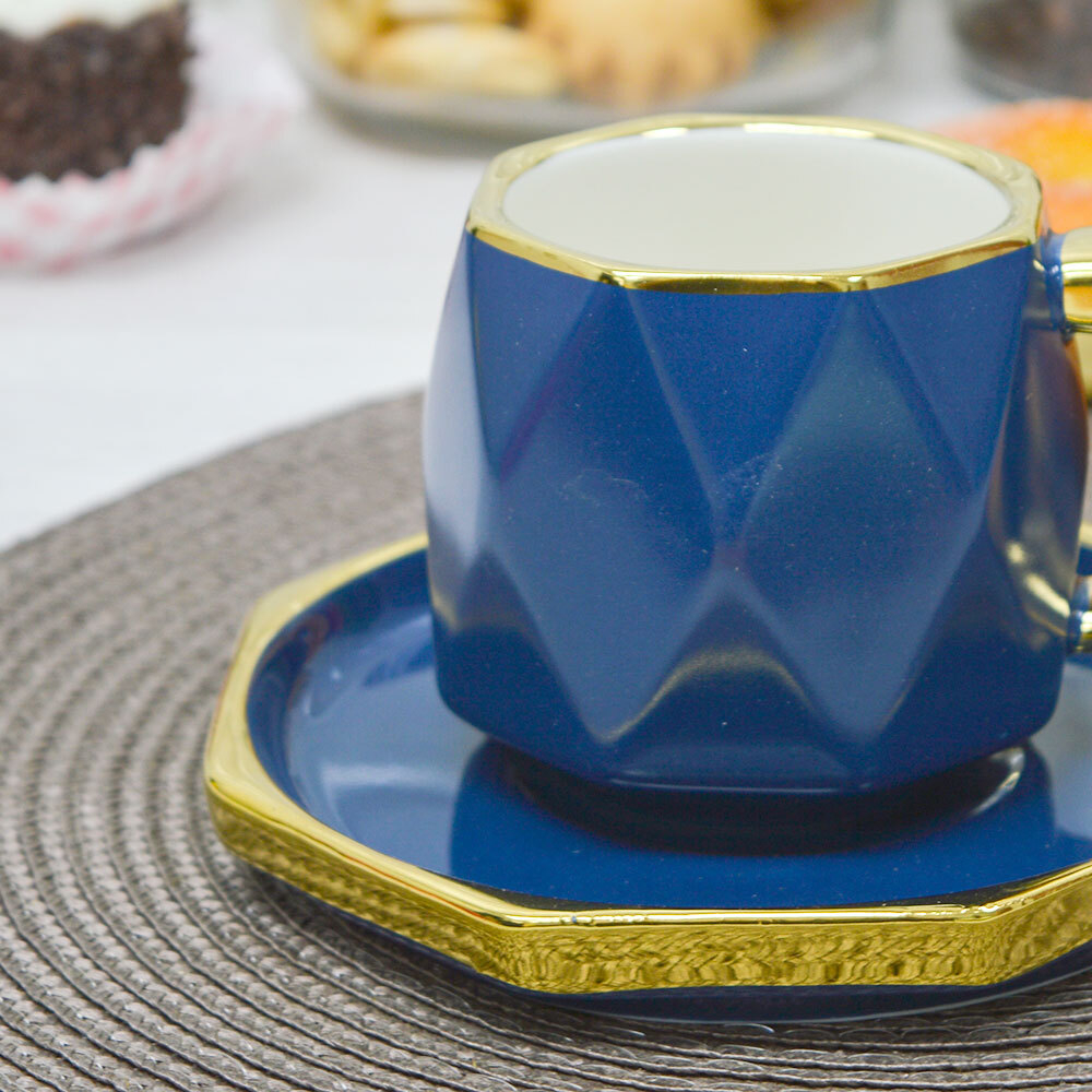 Чайная пара 250мл, фарфор, 7625