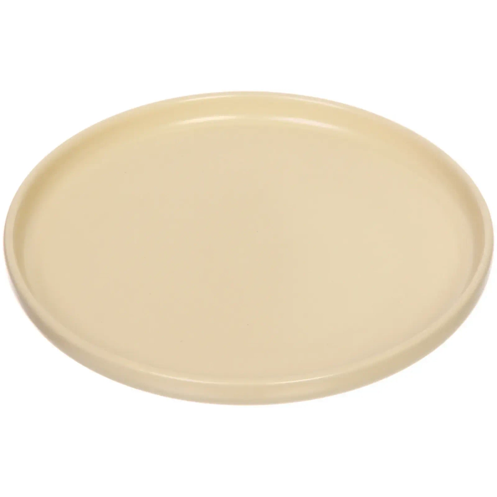 Тарелка керамическая «Акварель» 20,5см*2,5см, бежевая