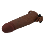 Насадка на пенис Quillon Mr.Play с вибрацией, коричневая