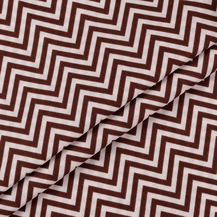 Ткань для пэчворка PEPPY  БАБУШКИН СУНДУЧОК , 50 x 55 см,140 г/кв.м ,100% хл,БС-08,зигзаг корич