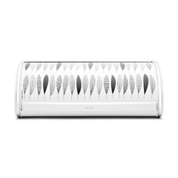 Хлебница Brabantia LE Pauline черно-белая вид спереди