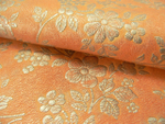 Ткань Искусственная кожа оранжевая арт. 104067
