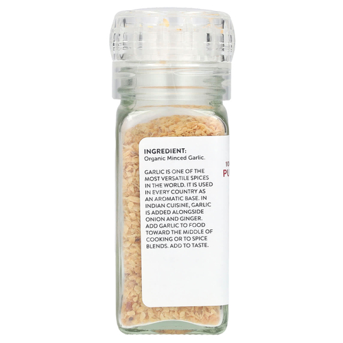 Pure Indian Foods, Органический чеснок, рубленый, 70 г (2,5 унции)