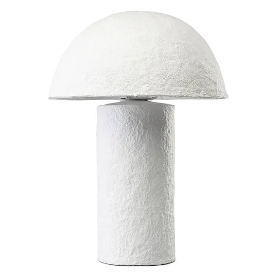 Лампа настольная texture sleek, D32x42 см, белая