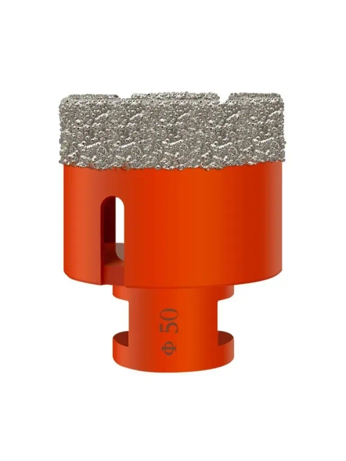 Набор алмазных коронок по керамограниту, плитке, камню (6 штук, 20-68 мм, резьба M14)шуруповeртadapter с чемоданом