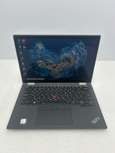 Ноутбук Lenovo ThinkPad X13 Yoga Gen 2 (20W9S08100) 13.3"/Intel Core i5-1135G7/RAM 16 GB/SSD 512 GB/Intel Iris Xe Graphics/1920*1080 (Touch)/IPS/Windows 10/Подсветка - кл: LED/черный. Состояние: Уценка/царапины на матрице/B1