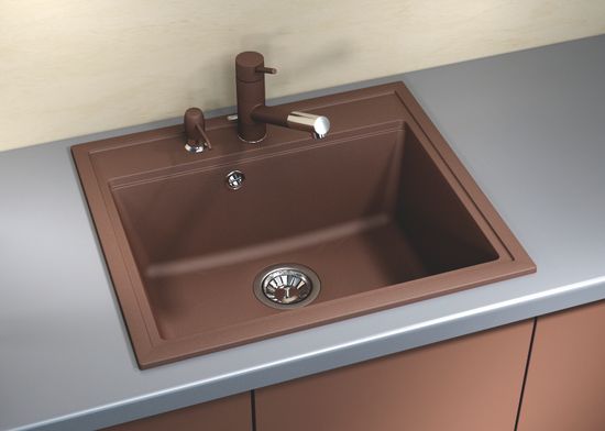 Кухонная мойка FLORENTINA ЛИПСИ 600 мокко