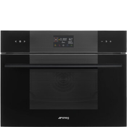 Компактный духовой шкаф, комбинированный с микроволновой печью Smeg SO4102M1B3